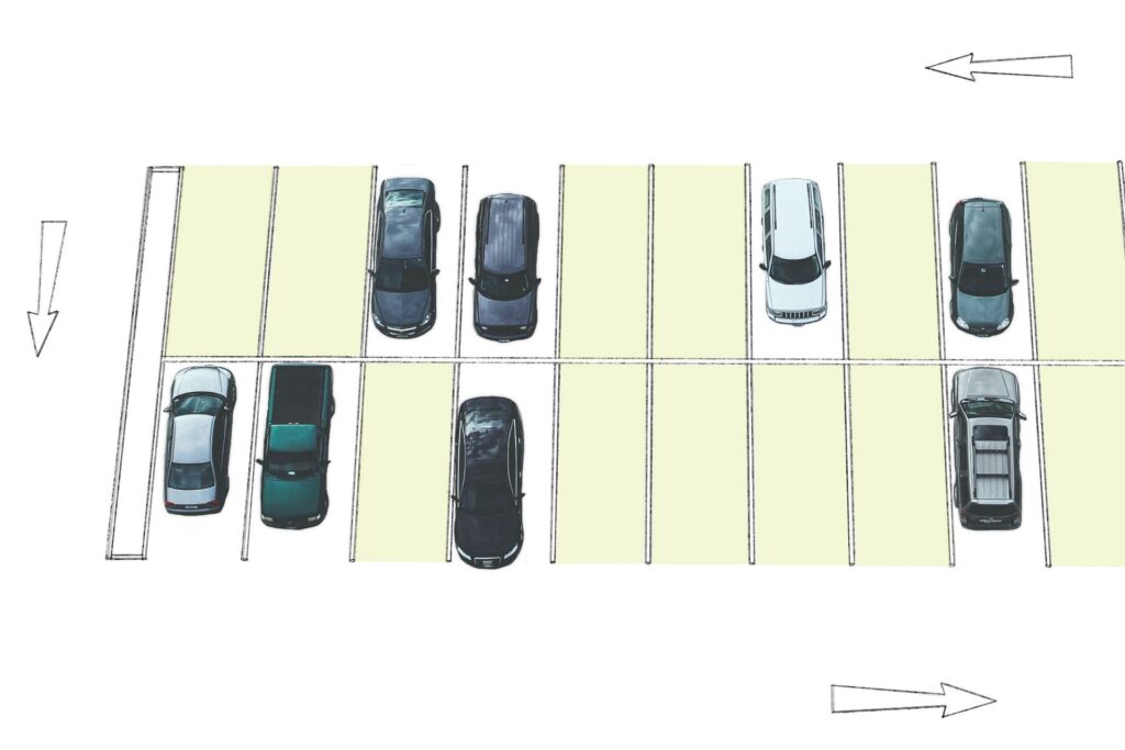 Bild eines Parkplatzes